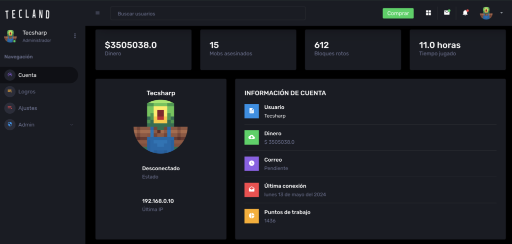 Tecland Minecraft Manager