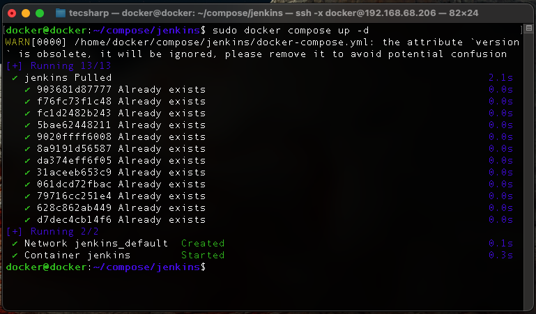 Jenkins Docker Install