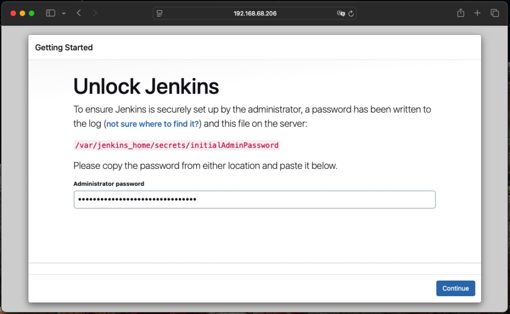 Jenkins password login